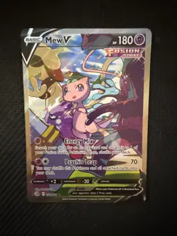 Pokemon Mew v Holo Alternative Art Ultra Rare TCG Fusion Strike Card 251/264 - Image 2