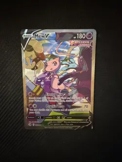 Pokemon Mew v Holo Alternative Art Ultra Rare TCG Fusion Strike Card 251/264 - Image 3