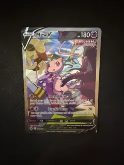 Pokemon Mew v Holo Alternative Art Ultra Rare TCG Fusion Strike Card 251/264 - Image 4