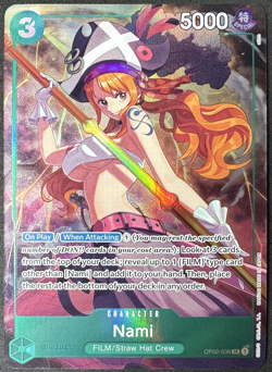 One Piece Nami OP02-036 (Premium Card Collection Best Selection Vol. 1) - Image 1