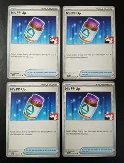 N'S PP UP 153/159 (x4), STAMPED PRIZE PACK SERIES 7, POKEMON CARDS (NM) - Image 1