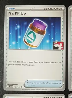 N'S PP UP 153/159 (x4), STAMPED PRIZE PACK SERIES 7, POKEMON CARDS (NM) - Image 3