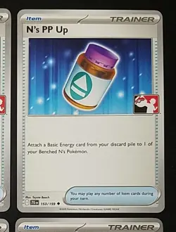 N'S PP UP 153/159 (x4), STAMPED PRIZE PACK SERIES 7, POKEMON CARDS (NM) - Image 5