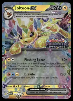 Jolteon ex - (Prismatic Evolutions Stamp) Promo Miscellaneous Cards & Products 0 - Image 1