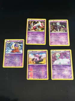 pokemon TCG Playing Trading Cards lot holo Reverse Holo Bundle 5 Rare, Uncommon - Image 1