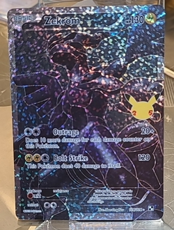 Zekrom 114/114 Black & White Pokemon TCG Card Full Art Holo Rare Holofoil - pf - Image 4
