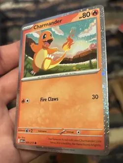 🌀SWIRL🌀 Charmander ASC 020/217 Cosmos Holo Promo Ascended Hero’s Pokemon Card - Image 1