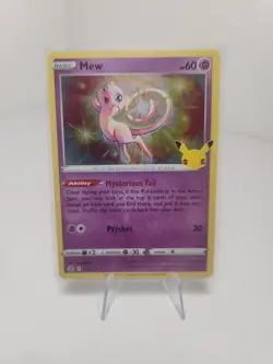 Pokemon TCG Mew Celebrations Holo Rare Card 011/025 - Image 1