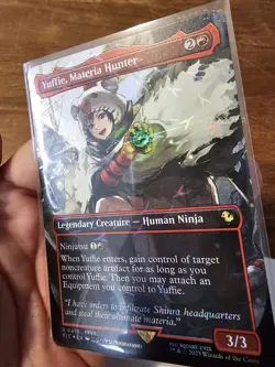 Yuffie, Materia Hunter (Borderless) (Chocobo Track Foil) Commander: Final... - Image 3