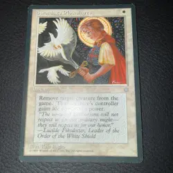 MTG: Swords to Plowshares Ice Age NM/LP Vintage 1995 Mtg LP - - Image 1