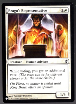Brago's Representative 14/210 Non Foil Reprint The List Magic The Gathering NM - Image 1