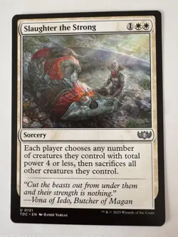 NM Slaughter the Strong, MTG, Tarkir Dragonstorm, Magic the Gathering, 131 - Image 1