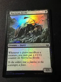 FOIL Mortician Beetle MTG Modern Masters 2017 LP - Image 1
