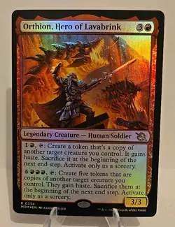 Orthion, Hero of Lavabrink MTG March of the Machine Foil - Image 1