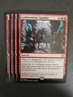 MTG l Goldwardens' Gambit (x4 Playset) | (NM) Commander: Phyrexia - Image 1