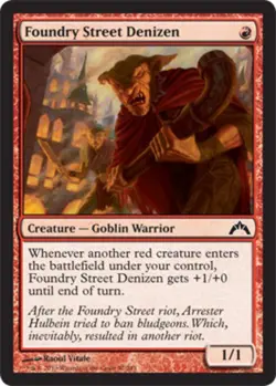 MTG Foundry Street Denizen - Foil, Gatecrash, Lightly Played, English - Image 1