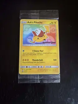 Pokemon Ash's Pikachu SM108 Promo Movie Card Regular Finish English - Image 1