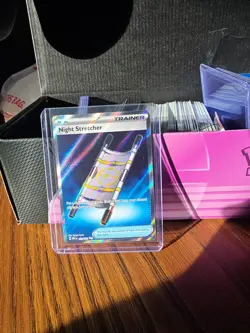 Pokemon TCG Night Stretcher Trainer 173/132 Secret Rare Holo Near Mint - Image 1