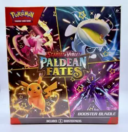 Pokemon TCG Scarlet & Violet Paldean Fates | Booster Bundle New Sealed - Image 1