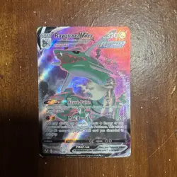 2022 POKEMON SILVER TEMPEST #TG20 FULL ART/RAYQUAZA VMAX NM - Image 1