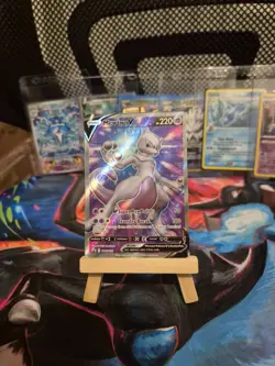 Mewtwo v SWSH229 Black Star Promo NM Full Art Pokemon TCG - Image 2
