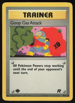 Pokemon Goop Gas Attack Common 1st Edition Team Rocket 78/82 NM - Image 1
