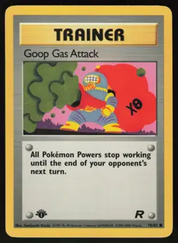 Pokemon Goop Gas Attack Common 1st Edition Team Rocket 78/82 NM - Image 1