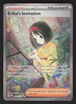 Erika's Invitation 203/165 Pokemon TCG SV: Scarlet & Violet 151 NM - Image 1