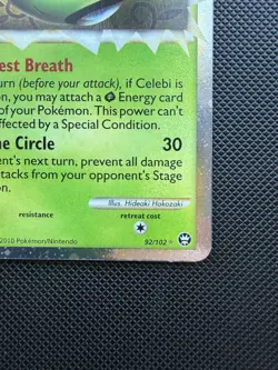 Celebi 92/102 NM- Prime Triumphant HGSS HeartGold SoulSilver Pokemon TCG - Image 5