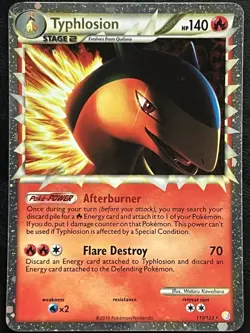 Pokemon Typhlosion PRIME Holo - HeartGold & SoulSilver - 110/123 LP - Image 1
