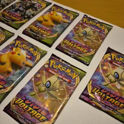 9x Pokemon TCG Vivid Voltage Booster Packs Sealed Unweighed Genuine - Image 3