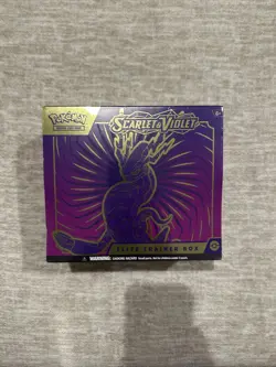 Pokemon Scarlet And Violet Base Set Elite Trainer Box Miraidon ETB 9 Packs SV1 - Image 1