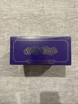 Pokemon Scarlet And Violet Base Set Elite Trainer Box Miraidon ETB 9 Packs SV1 - Image 3