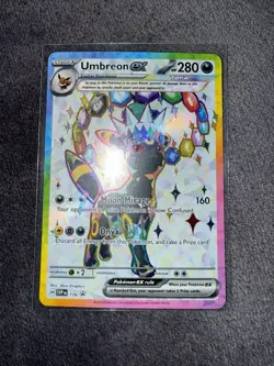 Umbreon EX SV Black Star Promo 176 NM Pokemon TCG Prismatic Evolutions - Image 1