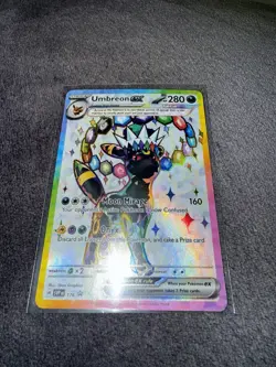 Umbreon EX SV Black Star Promo 176 NM Pokemon TCG Prismatic Evolutions - Image 2