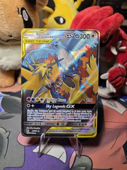 Moltres & Zapdos & Articuno GX Tag Team 66/68 Pokemon Hidden Fates Ultra Rare NM - Image 1