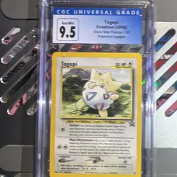 Pokemon Togepi Promo #30 from Pokemon League in a CGC 9.5 old label !! - Image 1