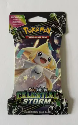 Pokemon TCG - Celestial Storm Sleeved Booster Pack Jirachi Artwork - Sealed! - Image 1