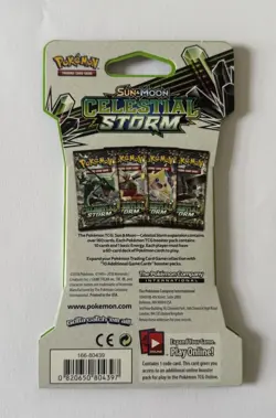 Pokemon TCG - Celestial Storm Sleeved Booster Pack Jirachi Artwork - Sealed! - Image 2