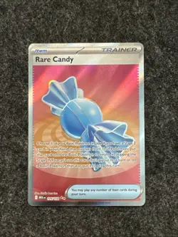 Rare Candy Full Art Ultra Rare 175/132 Pokemon Mega Evolution English - Image 1