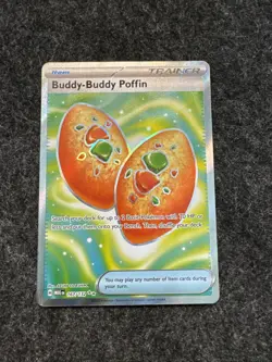 Pokemon Full Art Buddy-Buddy Poffin 167/132 From MEGA EVOLUTIONS - Image 1