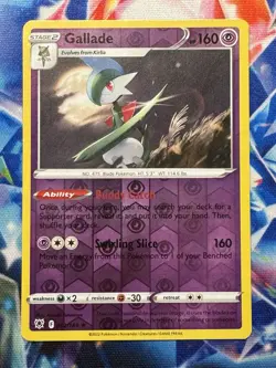 Pokemon TCG Gallade 062/189 Swsh10: Astral Radiance Reverse Holo - Image 1