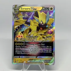 Pokemon TCG Zeraora VSTAR SWSH Black Star Promos SWSH265 Holo Promo - Image 1
