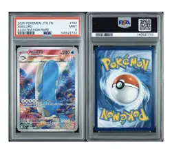 2025 POKEMON JTG EN-JOURNEY TOGETHER ILLUSTRATION RARE #162 WAILORD PSA 9 - Image 2