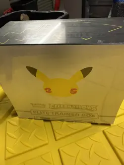 *PLASTIC TEAR* Pokemon TCG 25th Anniversary Celebrations Elite Trainer Box (ETB) - Image 1
