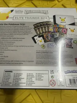 *PLASTIC TEAR* Pokemon TCG 25th Anniversary Celebrations Elite Trainer Box (ETB) - Image 5