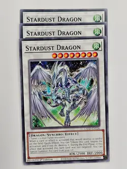 Yu Gi Oh - 3x L5DD-ENY36 Stardust Dragon - Common - Image 1