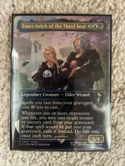 Emet Selch Of The Third Seat R 0473 CHOCOBO TRACK FOIL Alt Art Final Fantasy MTG - Image 1
