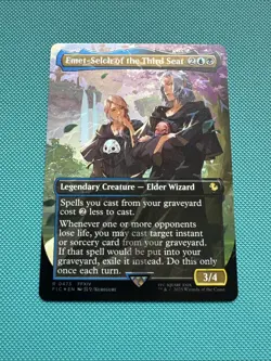 Emet Selch Of The Third Seat R 0473 CHOCOBO TRACK FOIL Alt Art Final Fantasy MTG - Image 1