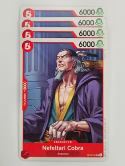 One Piece - 4x OP13-011 Nefeltari Cobra - Uncommon - Image 1
